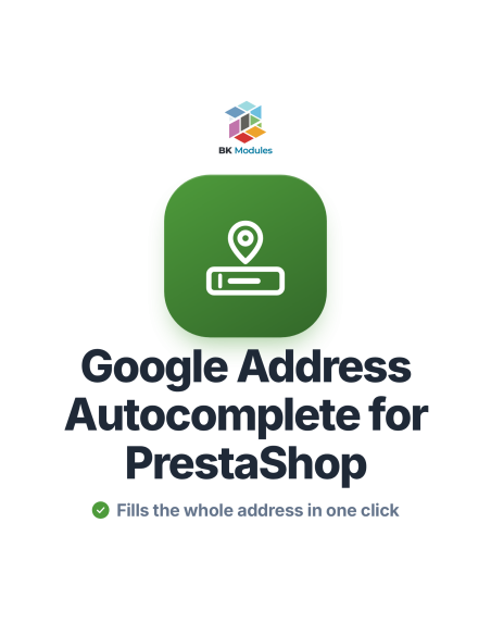 Autocomplétion d'adresses Google pour PrestaShop