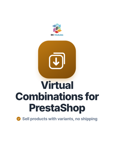 Virtual Products with Combinations module for PrestaShop