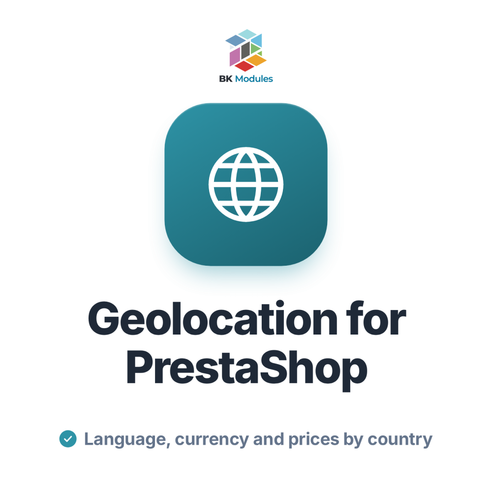 Geolocation module for PrestaShop: prices, currency and language by country