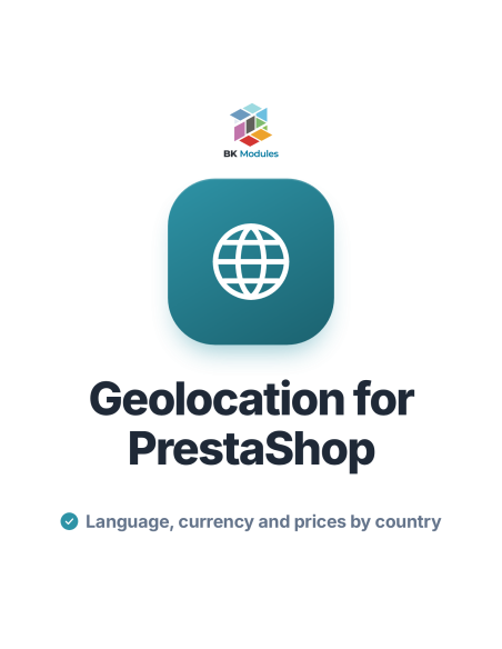 Geolocation module for PrestaShop: prices, currency and language by country