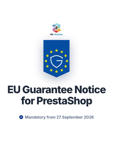 EU guarantee notice module for PrestaShop